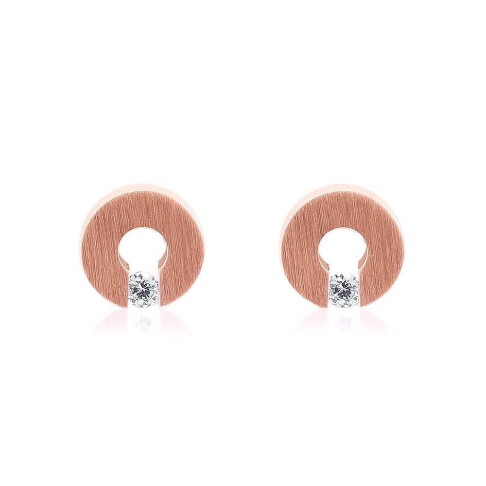 B.Tiff Rose Gold Malfinia Earrings (Retail $105)